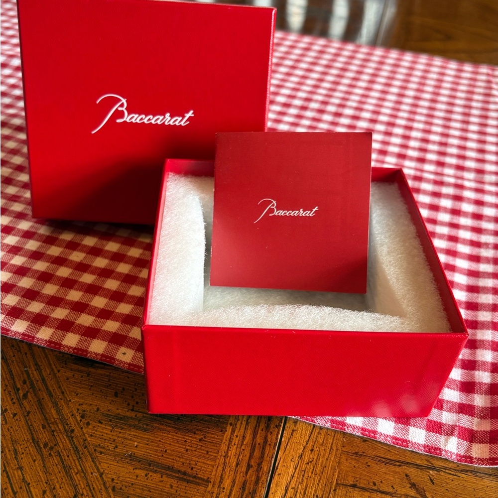 Baccarat Red Presentation Box